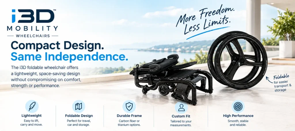 I3D Carbon Custom Wheelchair | Custom Carbon Fiber & Titanium Wheelchairs