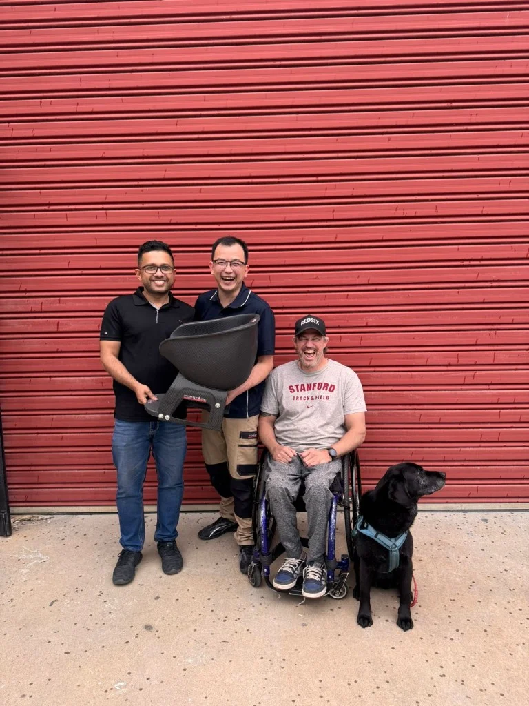 i3D Mobility Team with Paralympian Matt Brumby